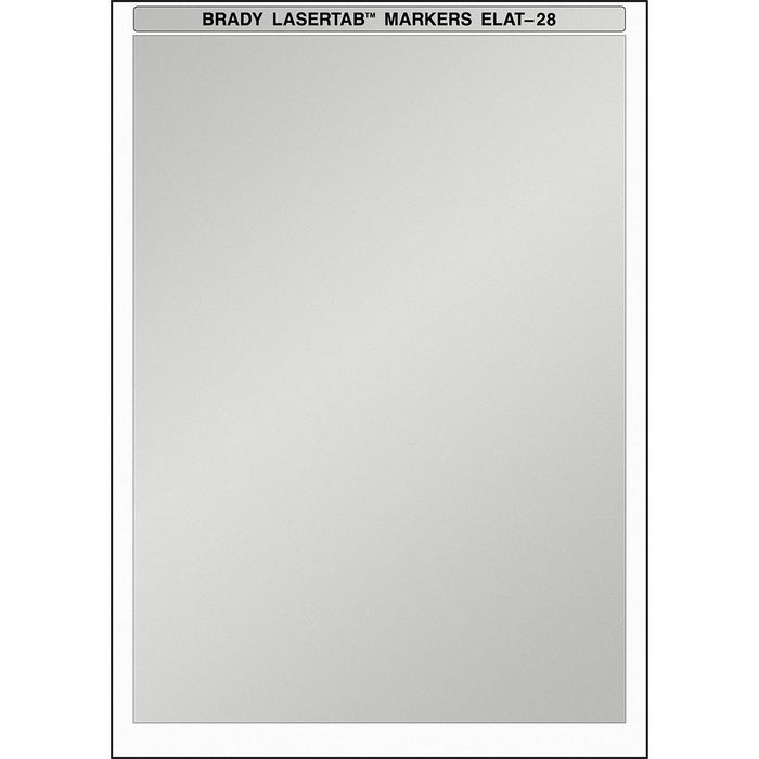 Brady LaserTab Polyester Labels A4 Sheets - W126063047
