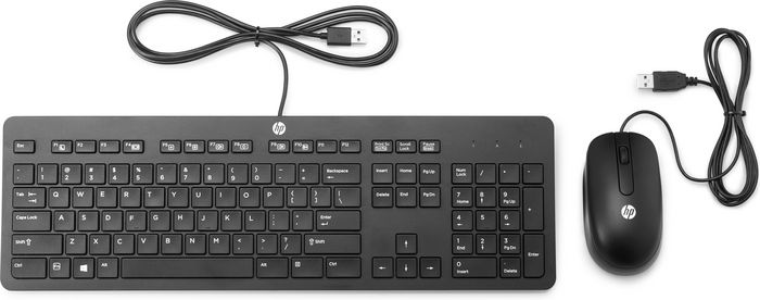 HP Slim Keyboard & Mouse - - W124884332
