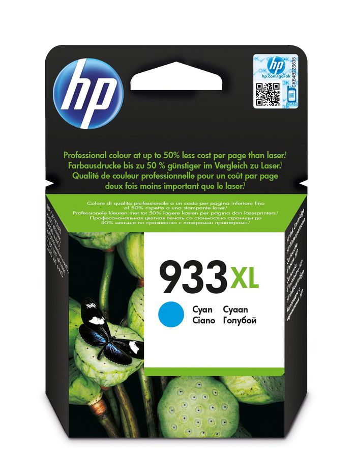 HP 933Xl High Yield Cyan Original Ink Cartridge - W128269641