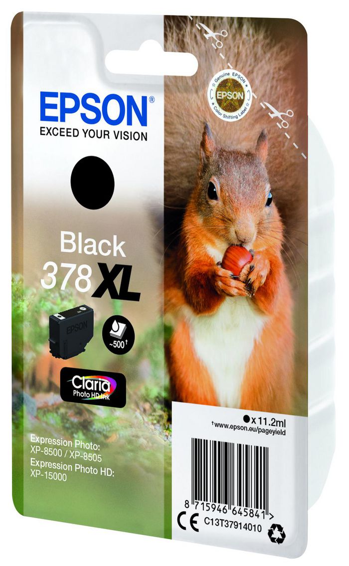 Epson Singlepack Black 378XL Claria Photo HD Ink - W125146284