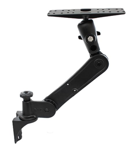 RAM Mounts Ratchet™ Extended Vertical Mount with Large Electronics Plate - W126171094