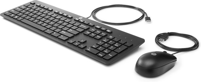 HP HP Slim - Ensemble clavier et souris - USB - France - pour EliteBook, Pro Tablet 610 G1, ProBook, Spectre Pro x360 G2 - W125516244