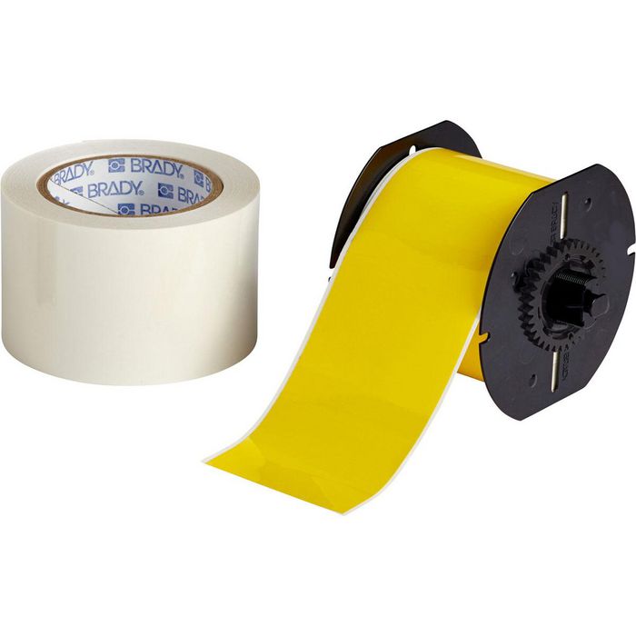 Brady Yellow Toughstripe floor tape for BBP35/BBP37/S3xxx/i3300 printers 75 mm X 30.40 m - W126065556