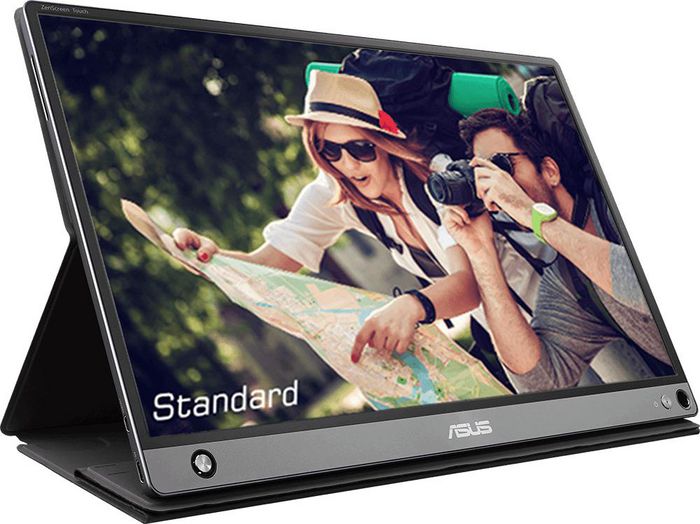 Asus 39.6 Cm (15.6") 1920 X 1080 Pixels Full Hd Led Touchscreen Multi-User Black, Grey - W128269443