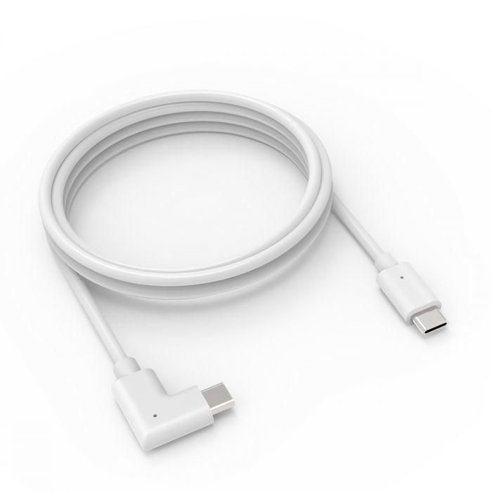 Compulocks 0.6 m, USB Type C to USB Type C, Male/Male, Straight/Angled, White - W126161600