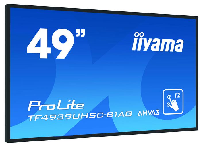 iiyama 49", 3840x2160, 16:9, IPS LED, 8ms, VGA, HDMI, DP, RS-232C, RJ-45, RMS 2x 8W, IP54, 1130x660.5x72.5 mm - W128409923
