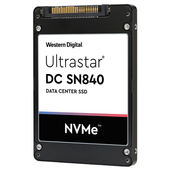 Western Digital 1600 GB, PCIe 3.1, NVMe 1.3c, U.2, 2.5”, TCG FIPS 140-2, 69.85x100.45x15 mm - W126182522