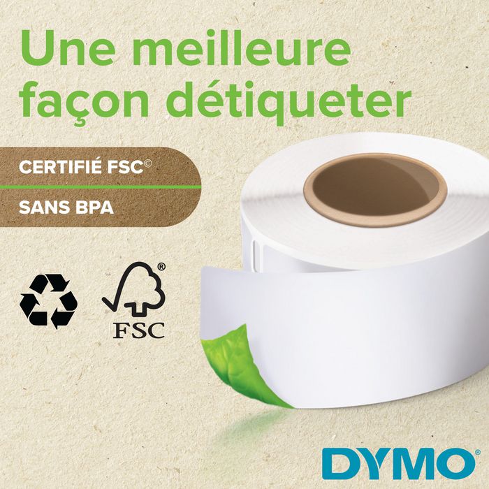 DYMO DYMO® LW - Étiquettes pour dossiers suspendus - 12 x 50 mm - S0722460 - W125273495