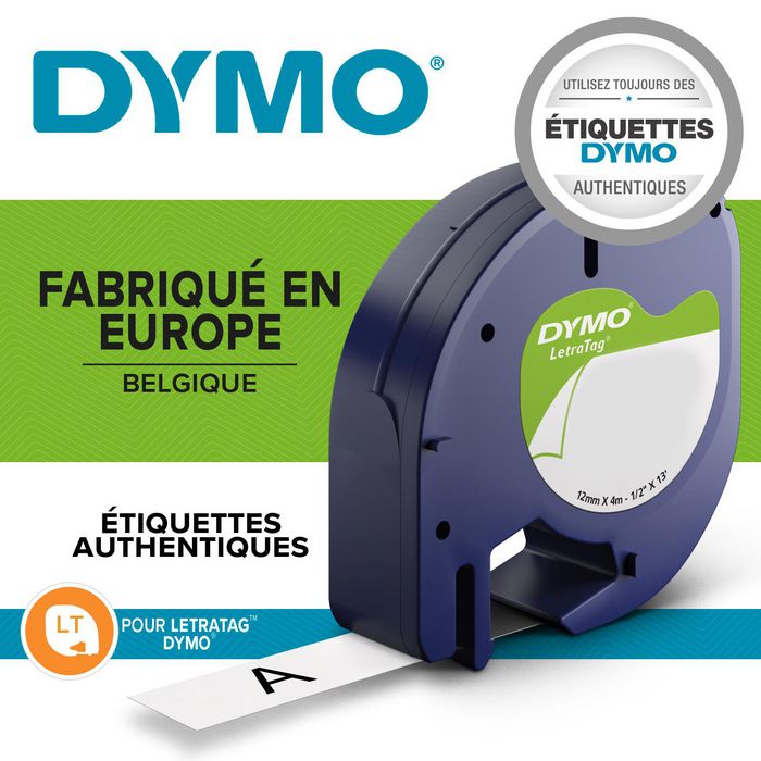 DYMO LT Fabric Iron-On, 12 mm x 2 m - W125515726