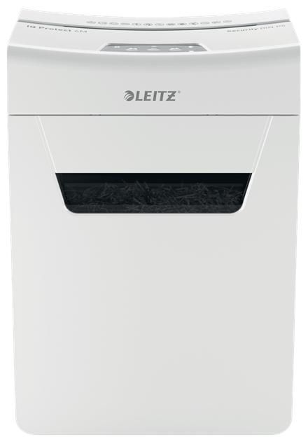 Leitz Super-quiet  and compact. Convenient and clean drawer pull-out bin. Shreds 6 sheets. P5 micro cut. - W126159325