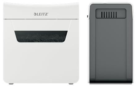Leitz Super-quiet and compact. Convenient and clean drawer pull-out bin. Shreds 3 sheets.  P5 micro cut. - W126159323