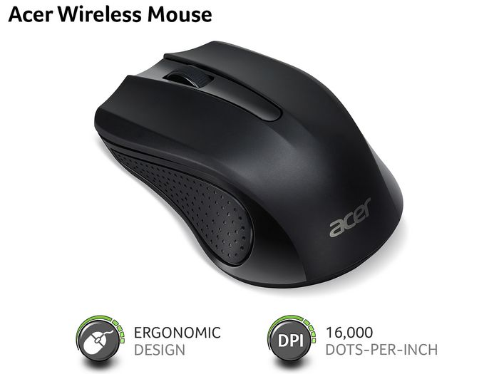 NP.MCE11.00T, Acer Acer Wireless Mouse Black