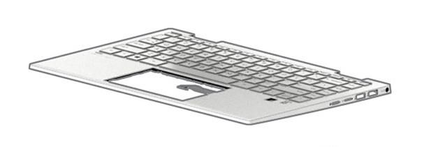 HP Top cover/keyboard - W126181523