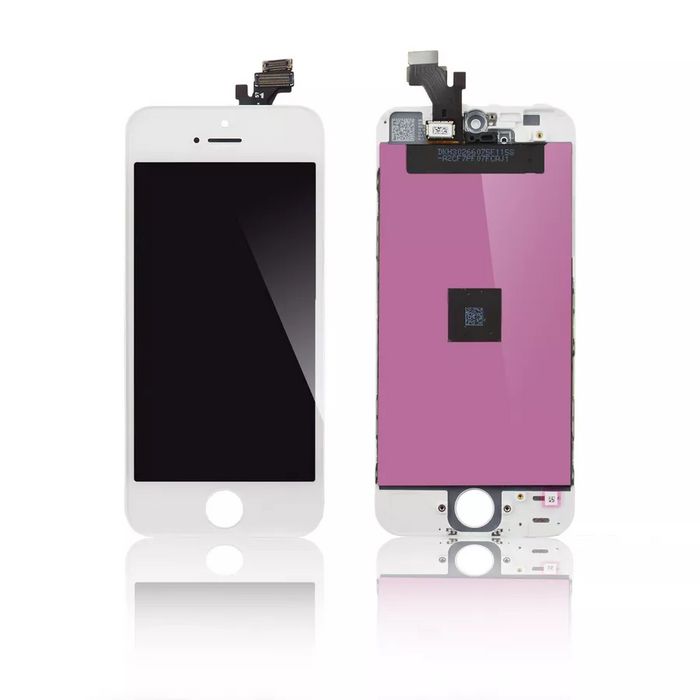CoreParts iPhone 5 LCD Display White Touch screen and Glass, Full Assembly, High Copy - W124886448