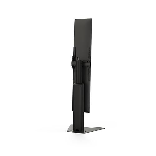 Chief Fusion Manual Height Adjustable Stretch Portrait Stand, 56.7 kg max, 27" max, Black - W126205152