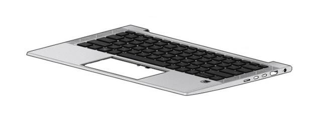 HP Top cover/keyboard - W126164119