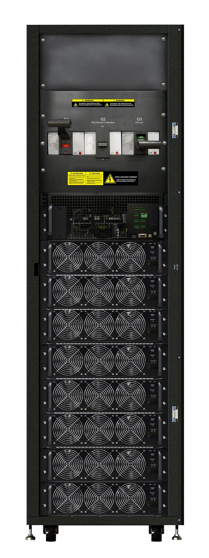 PowerWalker VFI CPM M210K-42U UPS 210000VA/210000W Online UPS, Modular Solution up to 420kVA, very low Mean Time - W126209976