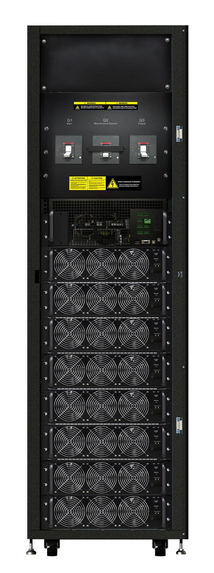 PowerWalker VFI CPM M210K-42U UPS 210000VA/210000W Online UPS, Modular Solution up to 420kVA, very low Mean Time - W126209976