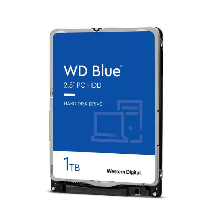 Western Digital 1 TB, 6 Gb/s, 2.5", 128 MB, 5400 RPM, 69.85 x 100.2 x 7 mm, 90 g - W125291827