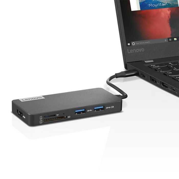 Lenovo 1 x USB Type C, 2 x USB 3.0, 1 x USB 2.0, 1 x HDMI, 92 g - W126257831