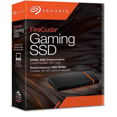 Seagate Gaming SSD, 500GB, NVMe, USB 3.2 Type-C - W126260327