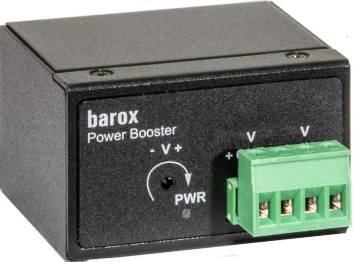 Barox Industrial PoE voltage booster 24VDC to 48-55VDC - W125805090