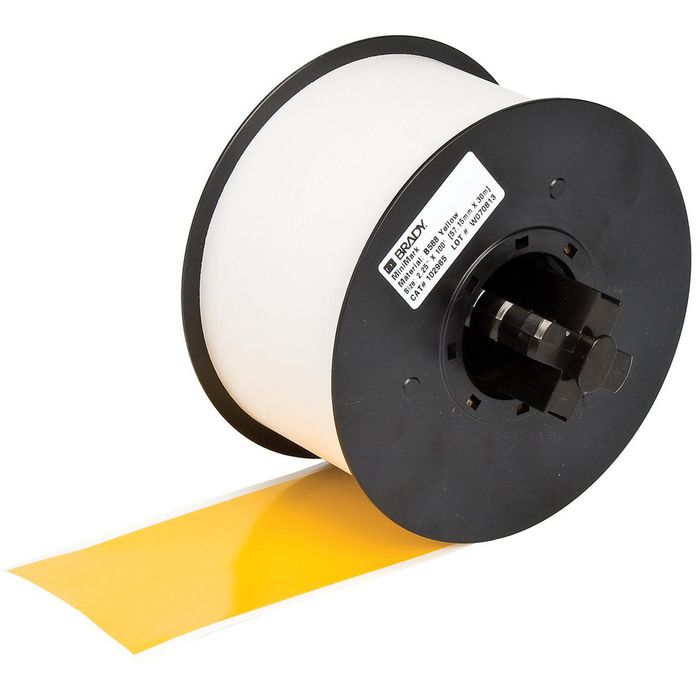 Brady Yellow MiniMark Indoor/Outdoor Vinyl Tape 57 mm X 30 m - W126063796