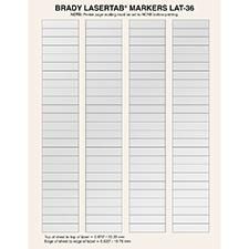 Brady 40.64x9.53mm, 1000 Labels - W126063184