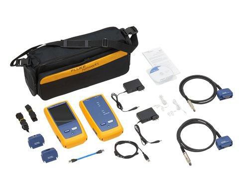 Fluke TIA Category 3, 4, 5, 5e, 6, 6A: 100 Ω ISO/IEC Class C, D, E, EA: 100 Ω and 120 Ω, 500 MHz, 5.7 in LCD, 8 h - W126206967