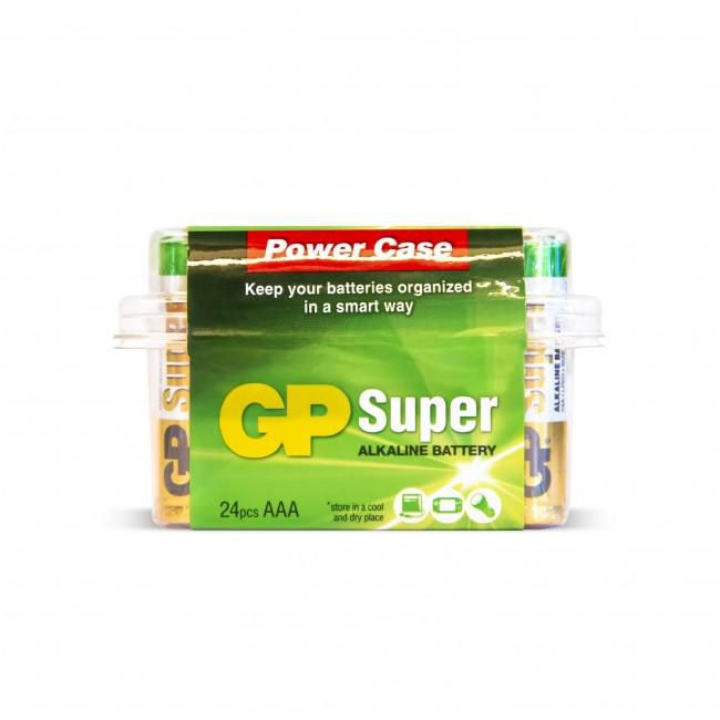 GP Batteries Super Alkaline AAA, 24A/LR03, 24-pack - W125101563