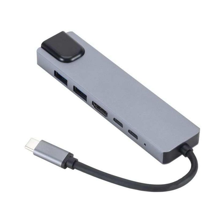 eSTUFF USB-C 6-in-1 Mobile Hub - W126094045