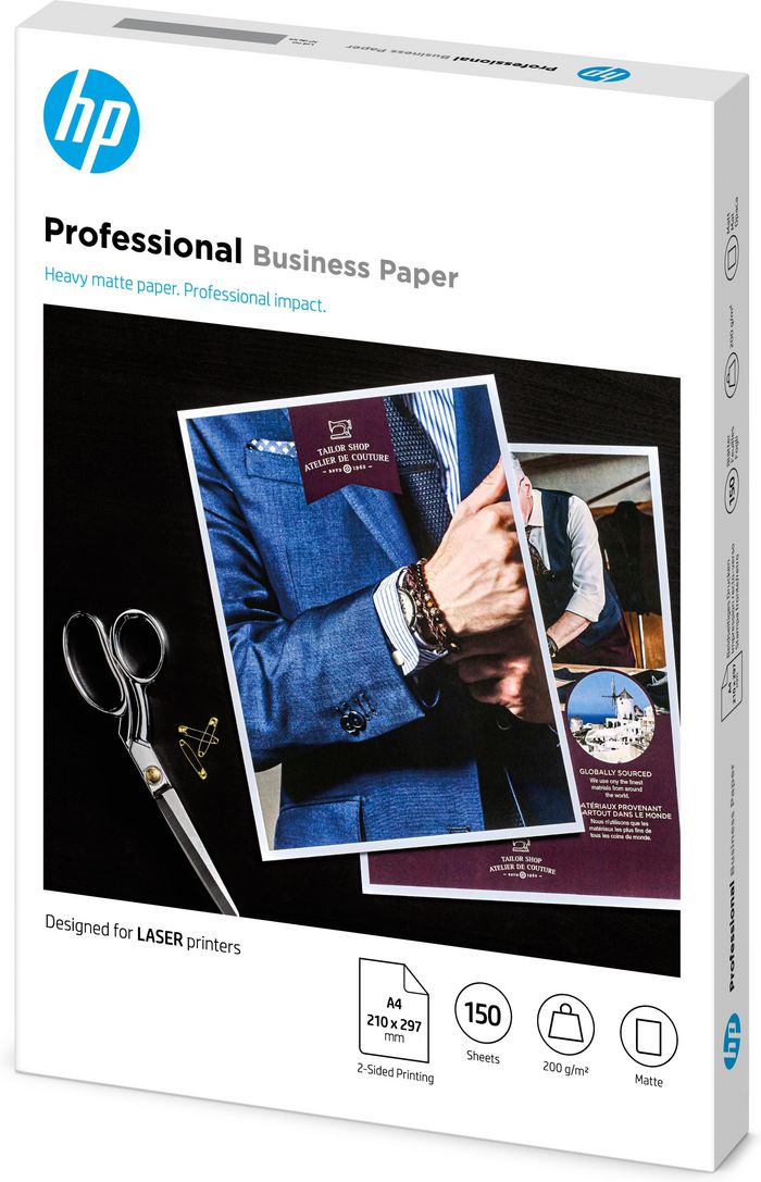 HP Laser Professional Business Paper – A4, Matte, 200gsm - W125506090