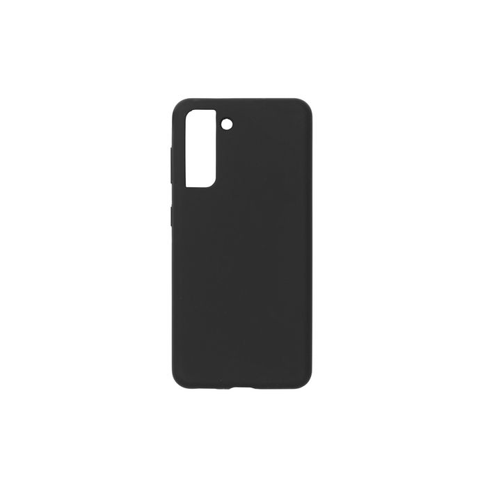 eSTUFF Black silk-touch silicone case for Samsung Galaxy S21 5G - W125924804