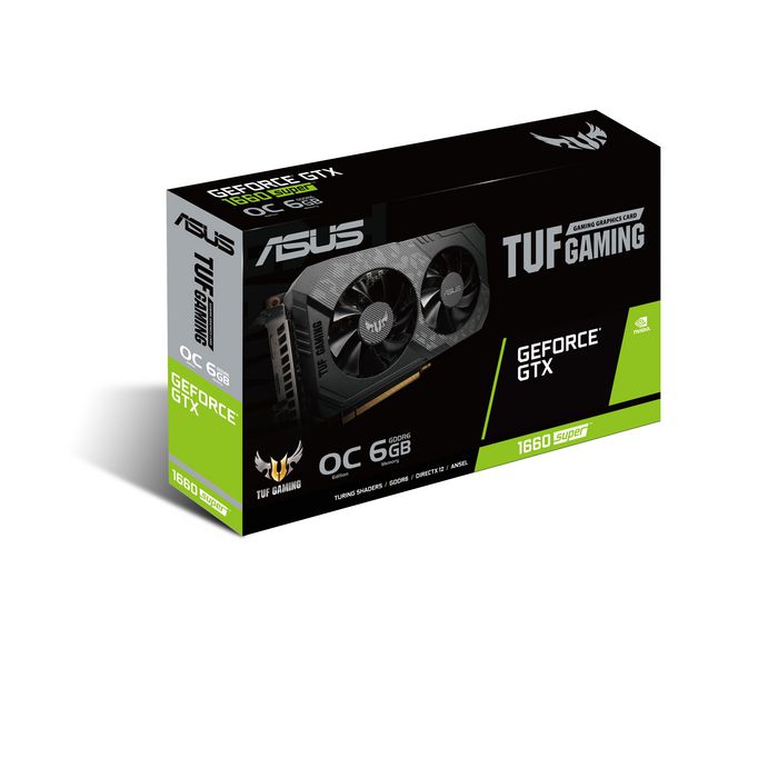 Asus NVIDIA GeForce GTX 1660 SUPER, PCI Express 3.0, GDDR6 6 GB, 1845/14002 MHz, 192-bit, DVI-D, HDMI, Display Port - W126266165
