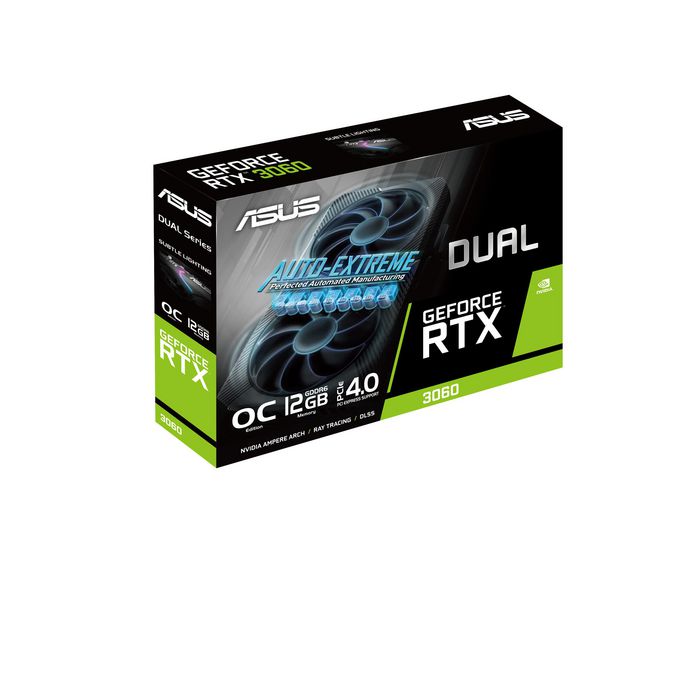 Asus Dual -Rtx3060-O12G-V2 Nvidia Geforce Rtx 3060 12 Gb Gddr6 - W128272734