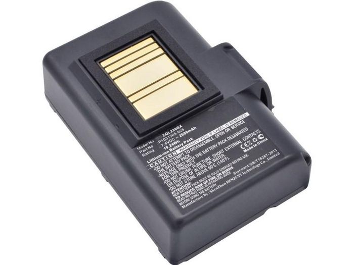 CoreParts Battery for Portable Printer 25.16Wh Li-ion 7.4V 3400mAh Black, for Zebra Portable Printer QLN220, QLn220HC, QLN320, QLn320HC, ZQ500, ZQ510, ZQ520, ZQ521, ZQ610, ZQ610HC, ZQ620, ZQ620HC, ZR628, ZR638 - W125993776