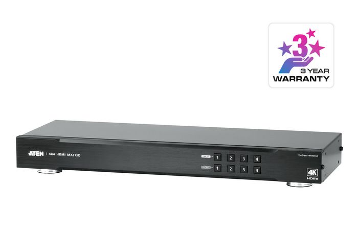 Aten 4 x 4 4K HDMI Audio/Video Matrix Switch - W124978018