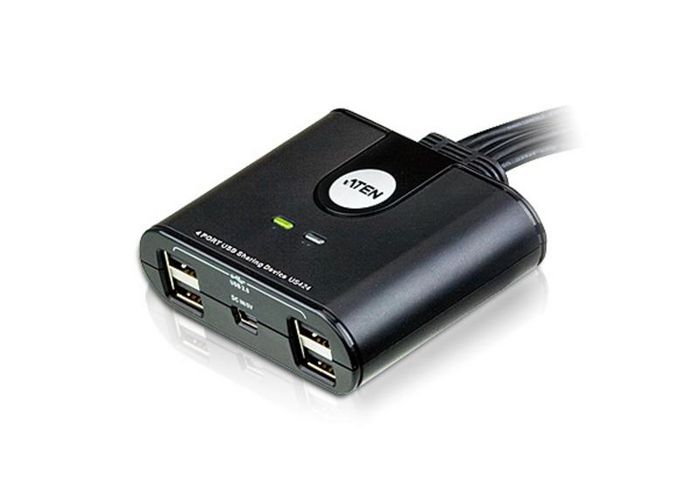 Aten Commutateur de partage des périphériques USB 2.0 à 4 x 4 ports - W124477238