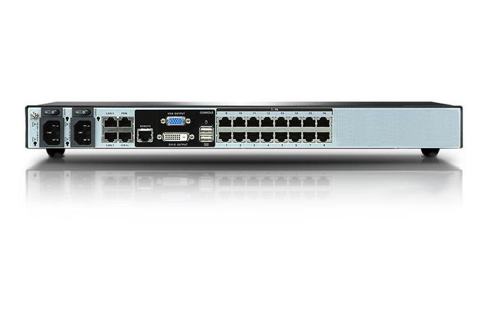 Aten Commutateur KVM 16 ports Multi-Interface Cat 5 sur IP accès de partage 1 local/2 distants - W124692104