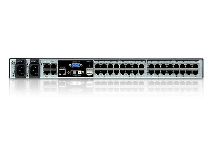 Aten KN8132V - 1-Local /8-Remote Access 32-Port Cat 5 KVM over IP Switch w/ Virtual Media (1920 x 1200) - W124859709