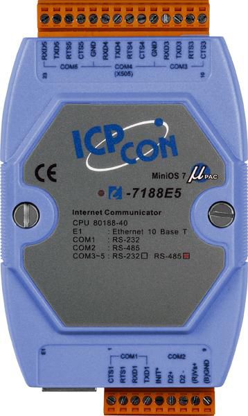 Moxa ICP CON, 4xRS232+1xRS485 - W124785086