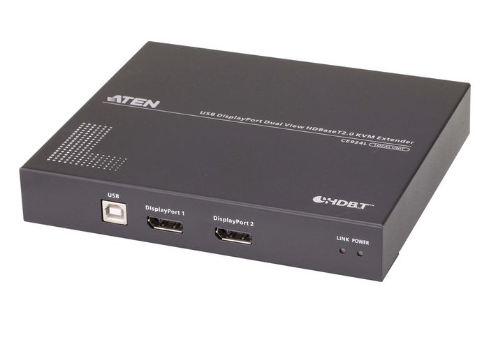Aten Système d’extension KVM USB DisplayPort double vue HDBaseT™ 2.0 (4K à 100 m pour vue unique) - W126262119