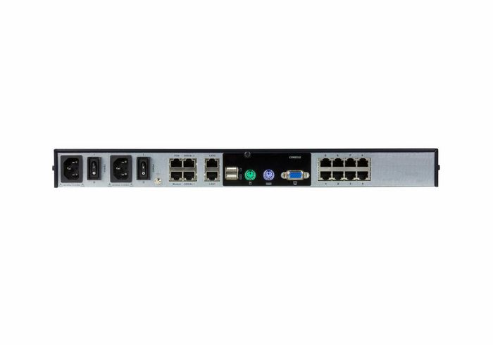 Aten 8-Port 2-Bus CAT5e/6 KVM Over IP Switch, LUC (Laptop USB Console), with Audio & Virtual Media Support - W124360133