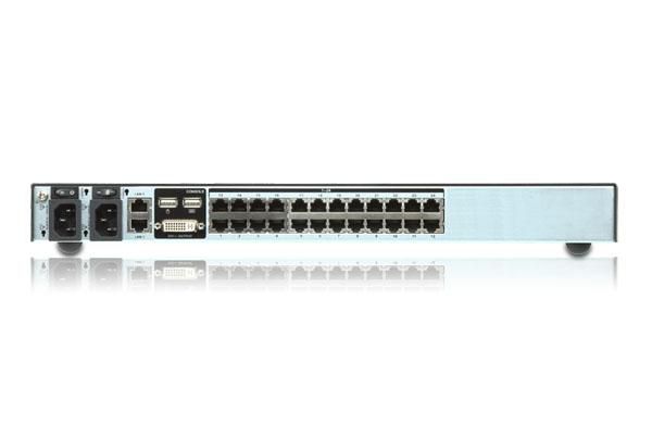 Aten Commutateur KVM 24 ports Multi-Interface Cat 5 sur IP accès de partage 1 local/4 distants - W124690197