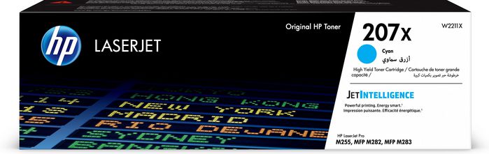 HP 207X High Yield Cyan Original LaserJet Toner Cartridge - W125516744