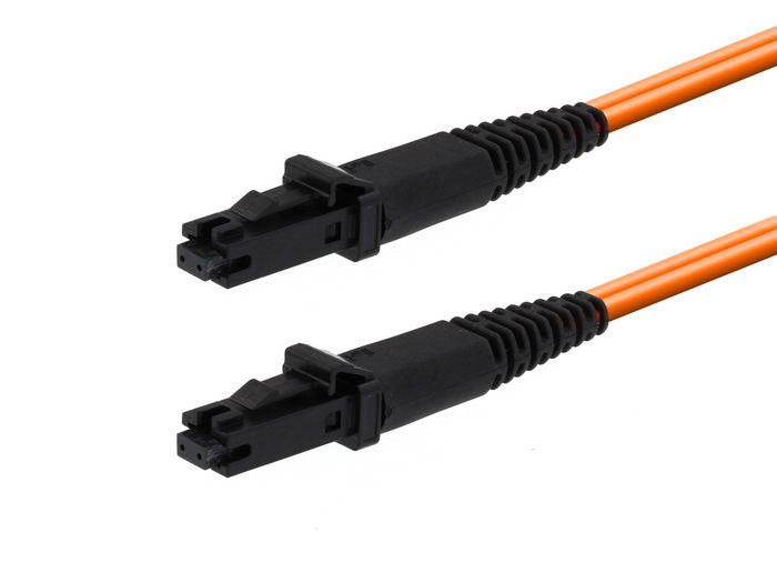 MicroConnect Optical Fibre Cable, MTRJ/UPC-MTRJ/UPC, Multimode, Duplex, OM1 (Orange), 2m - W125320038