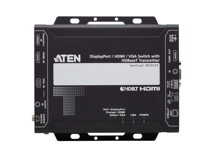 Aten DisplayPort / HDMI / VGA Switch with HDBaseT Transmitter - W125871626