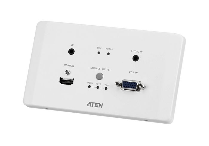 Aten HDMI & VGA HDBaseT Transmitter with EU Wall Plate / PoH (4K@100m) (HDBaseT Class A) - W125905458