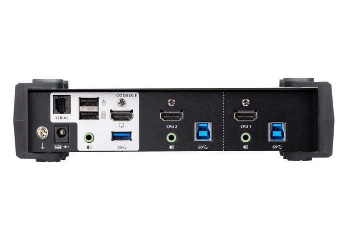 Aten Commutateur KVMP™ HDMI 4K 2 ports USB 3.0 avec mode de mélangeur audio - W125663835