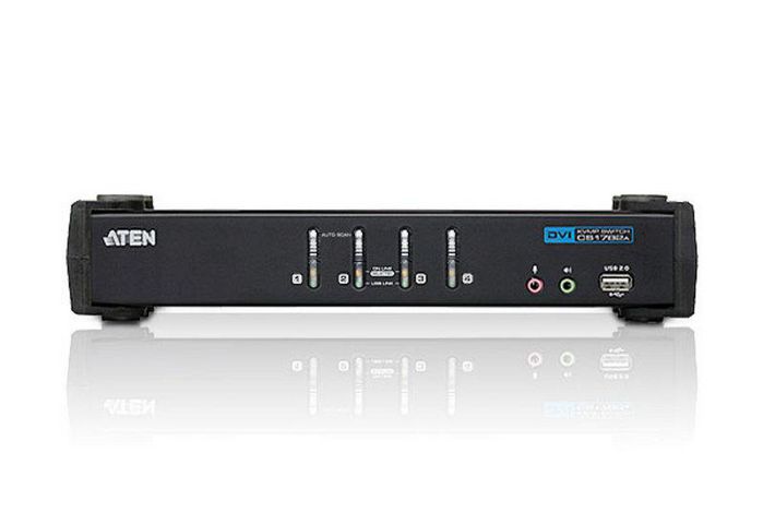 Aten Commutateur KVMP™ DVI/audio USB 4 ports - W124548006